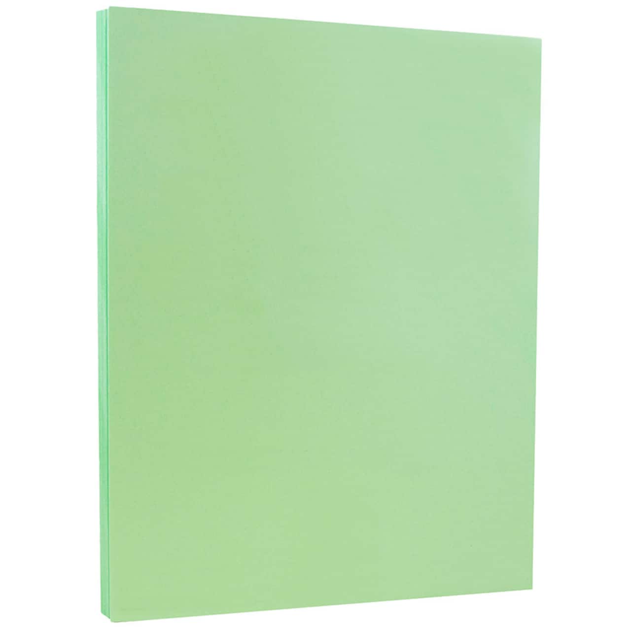 JAM Paper 8.5'' x 11'' 67lb. Vellum Bristol Cardstock, 50 Sheets